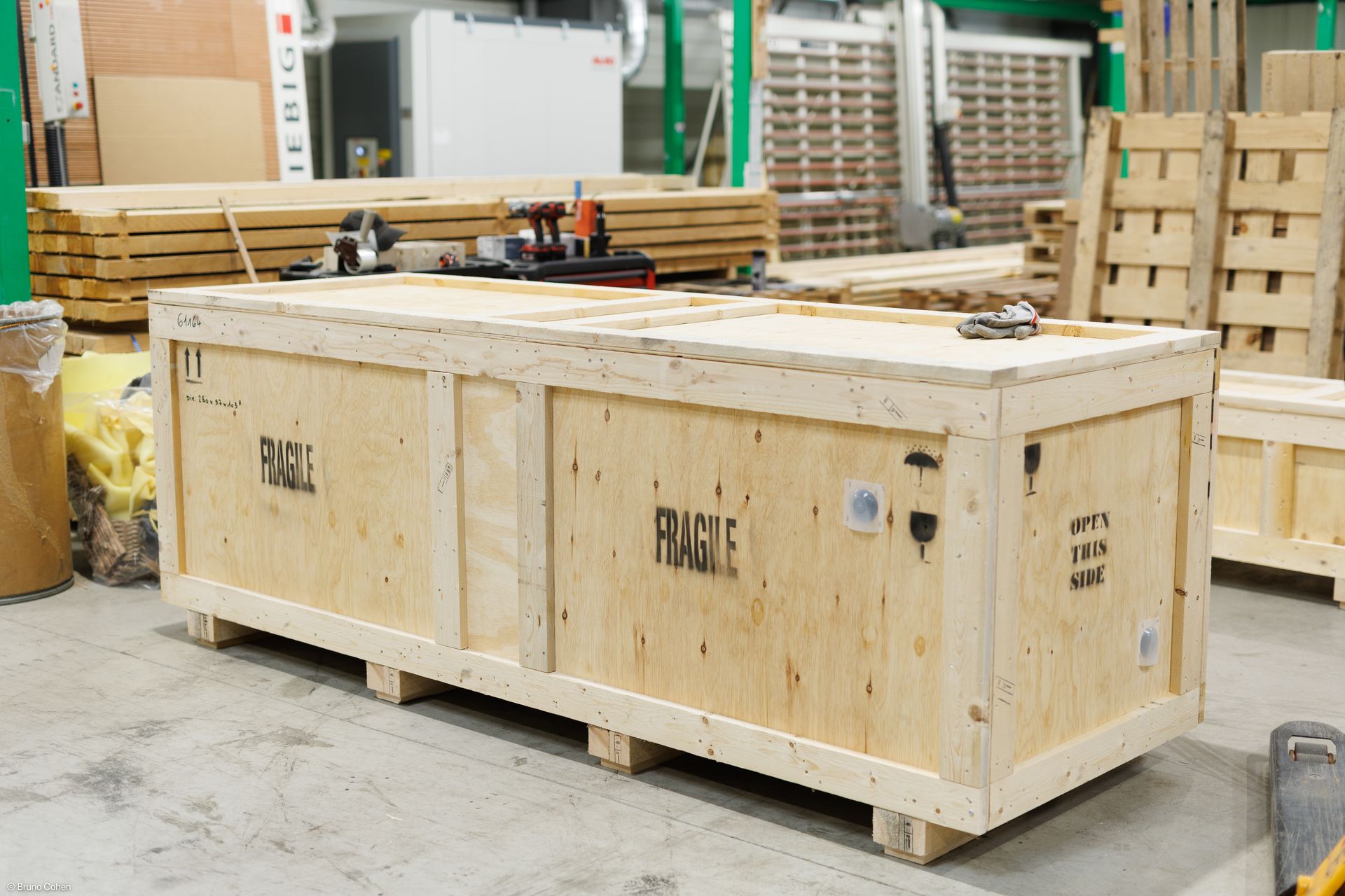Caisse bois sur mesure roissy